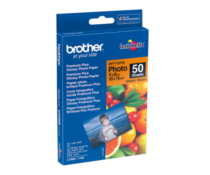 Papier do drukarki Brother Papier fotograficzny glossy 50 szt. (10x15CM 260G)